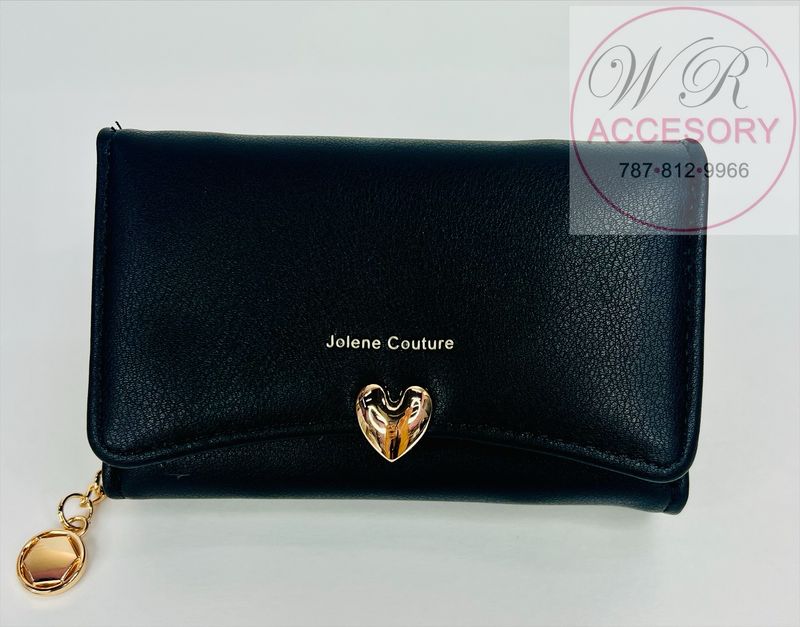 W2440 BLACK wallet de dama 