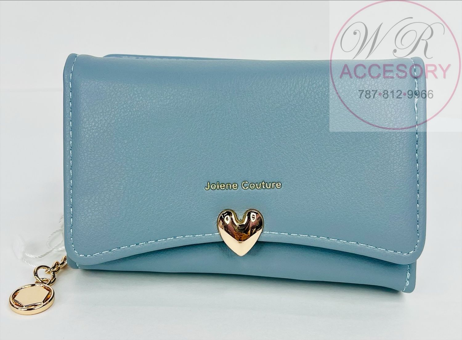 W2440 BLUE wallet de dama 