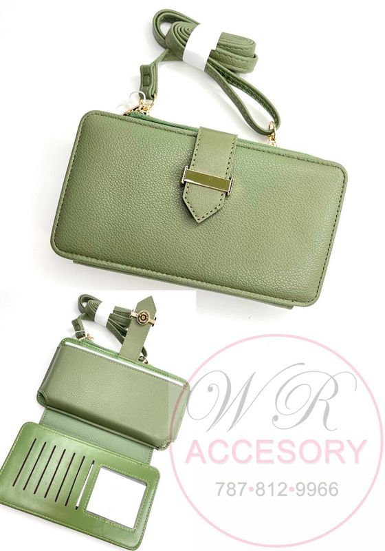 W2346 GREEN  Wallet Viajera