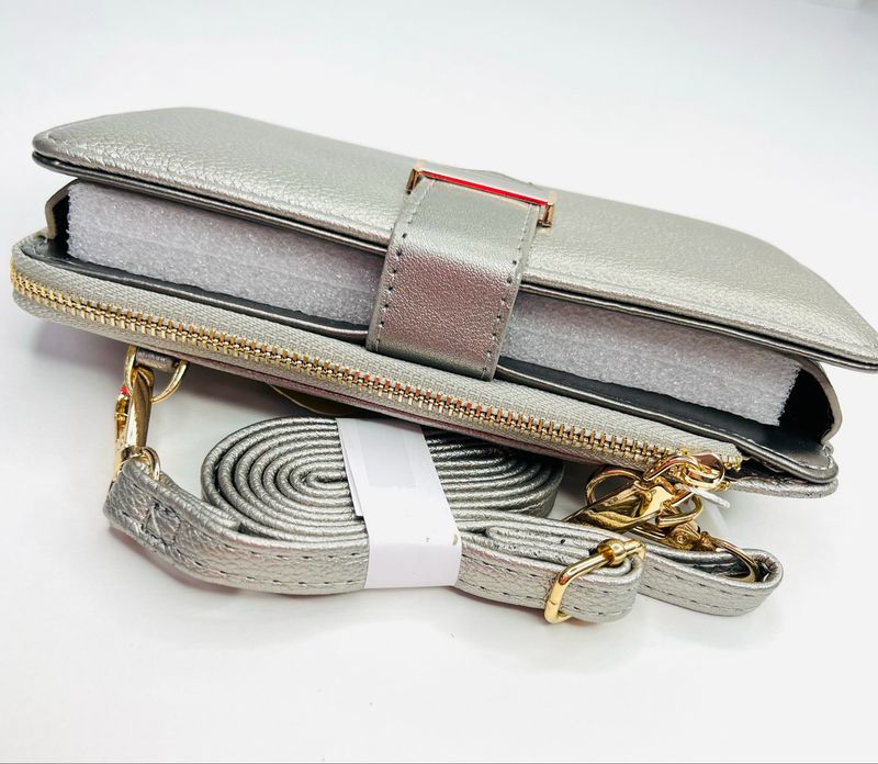 W2346 PEWTER  Wallet Viajera