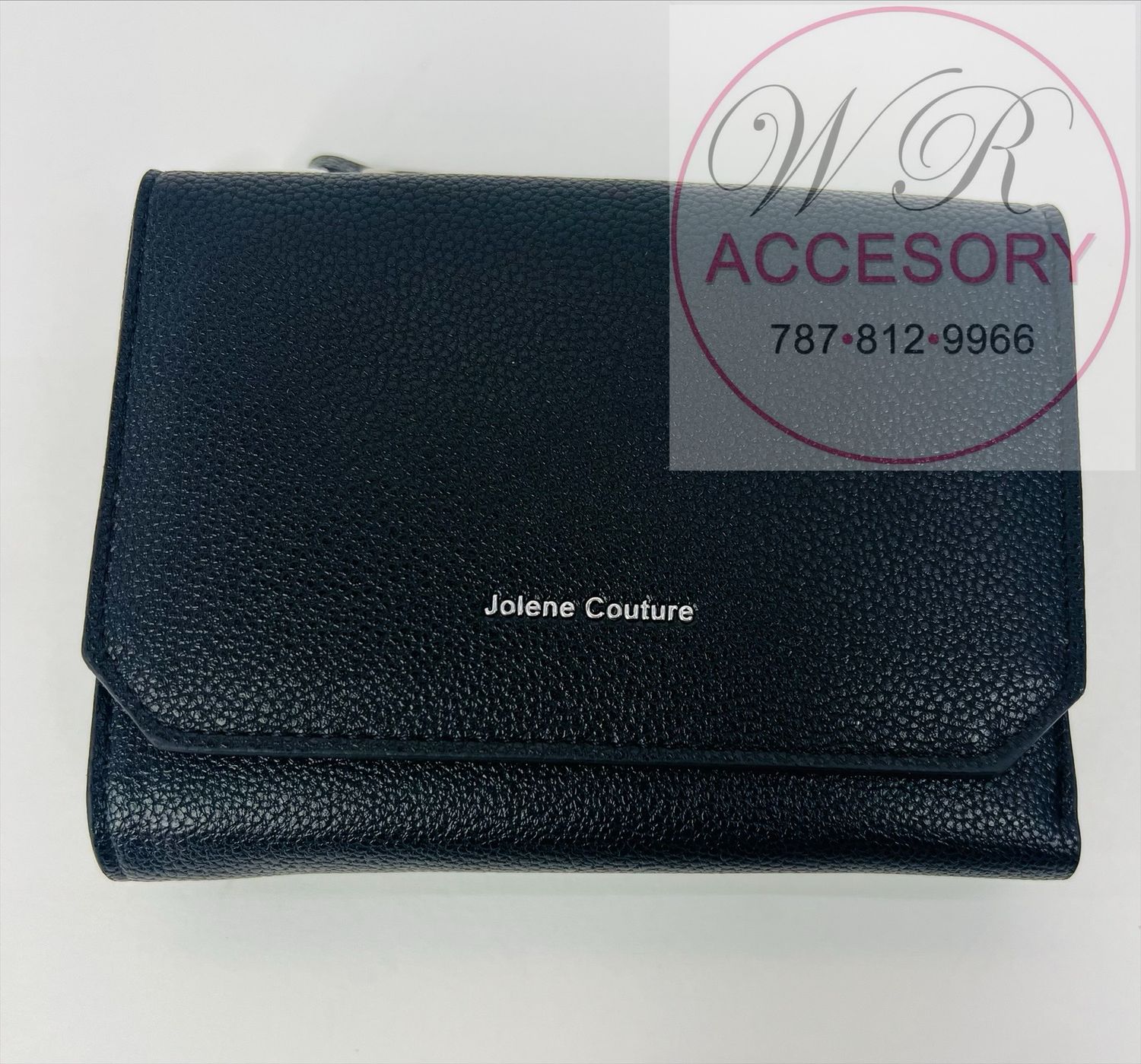 W2438 BLACK wallet de dama 