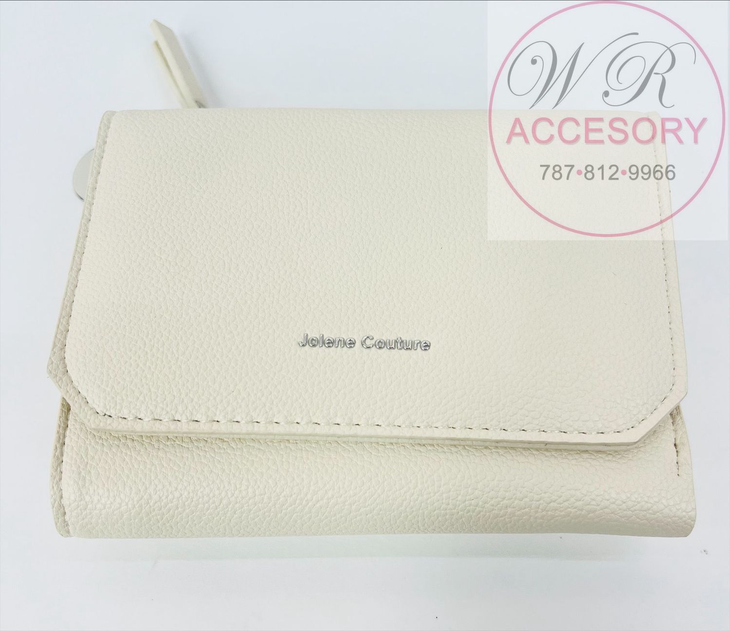 W2438 BEIGE wallet de dama 
