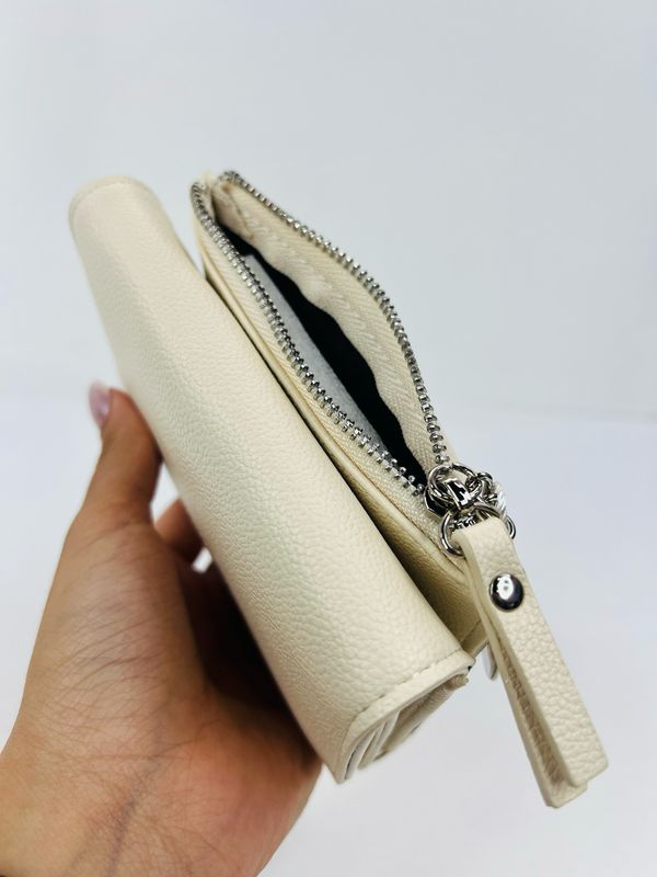 W2438 BEIGE wallet de dama 