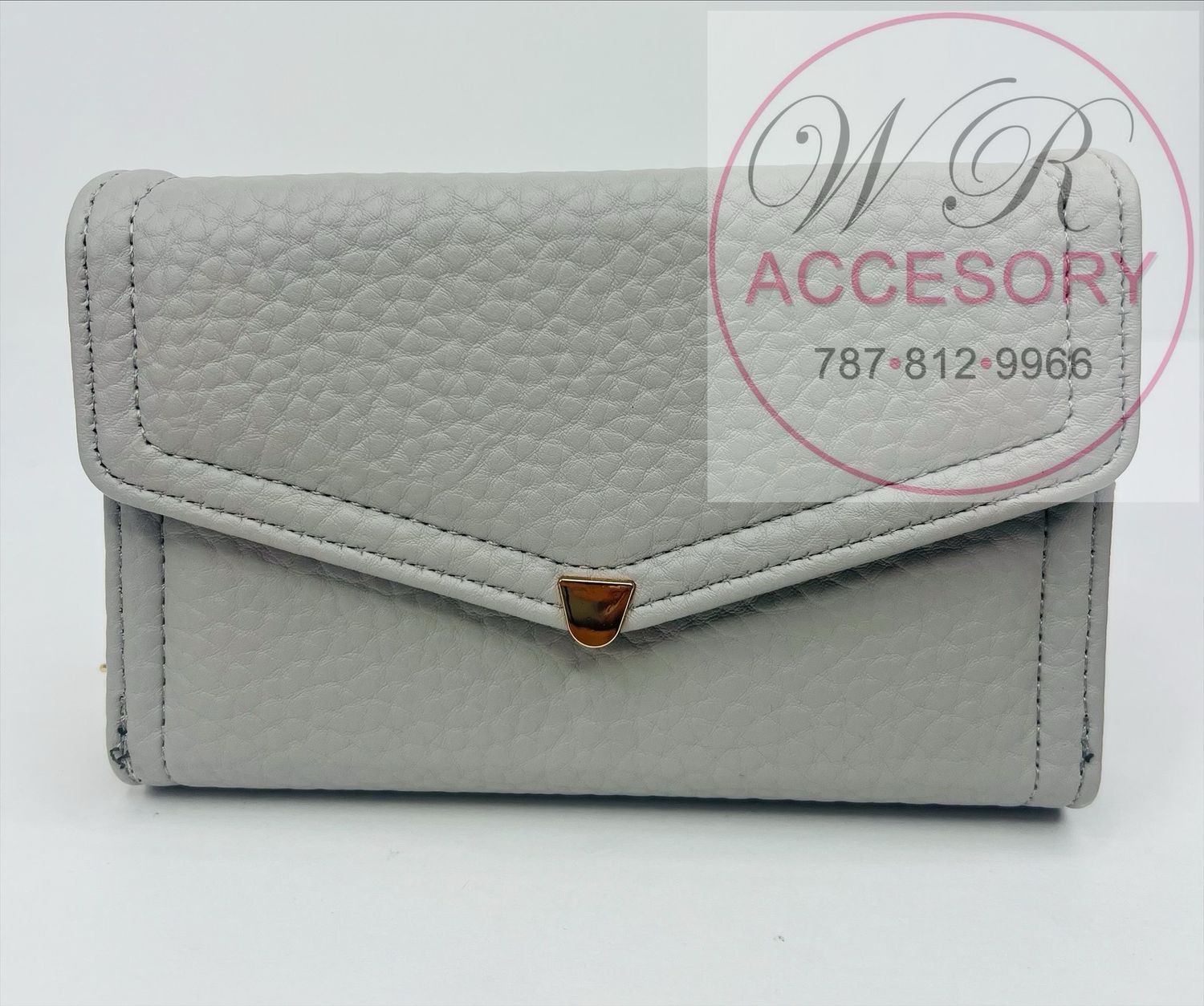W2420 GR GREY wallet de dama 