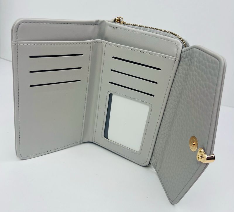 W2420 GR GREY wallet de dama 