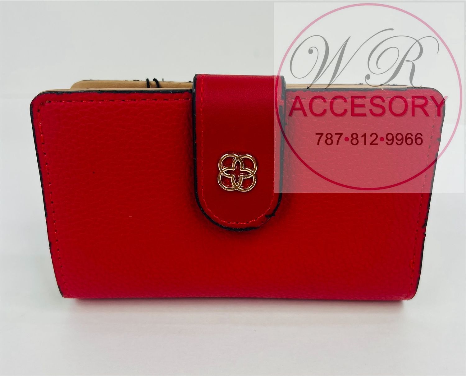 W2037 RD RED wallet de dama 