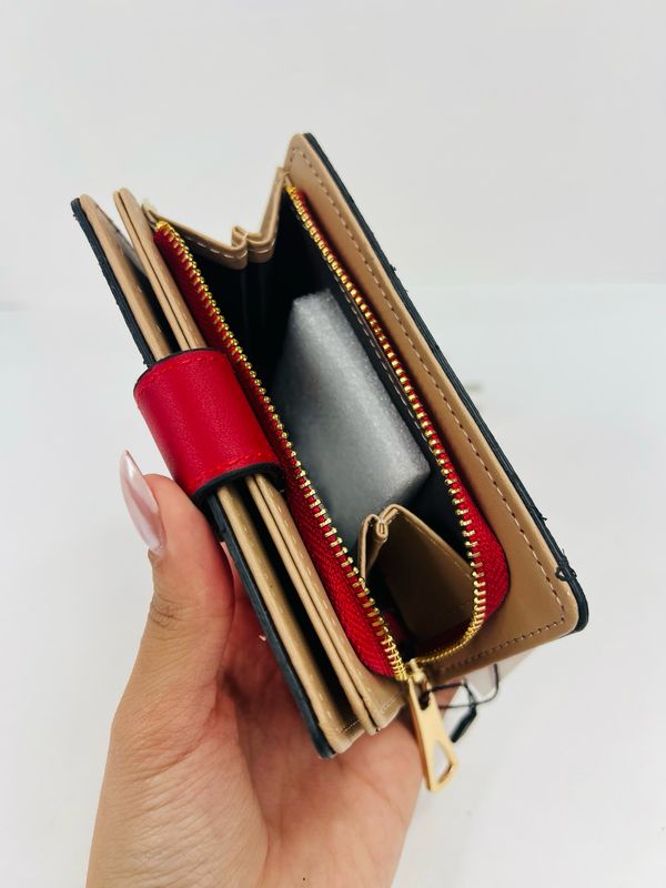 W2037 RD RED wallet de dama 