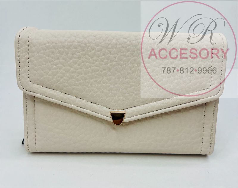 W2420 BG BEIGE wallet de dama 