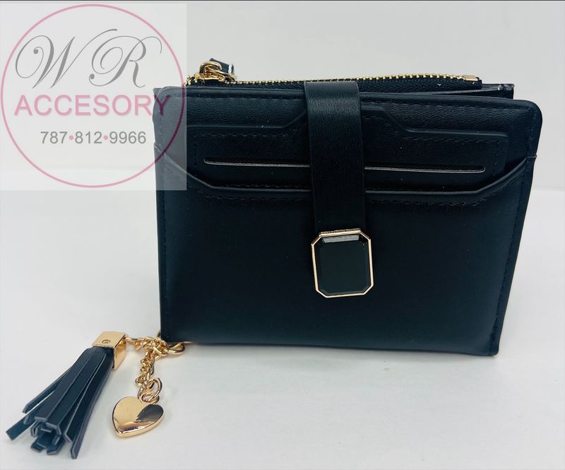 W2429 BLACK wallet de dama 