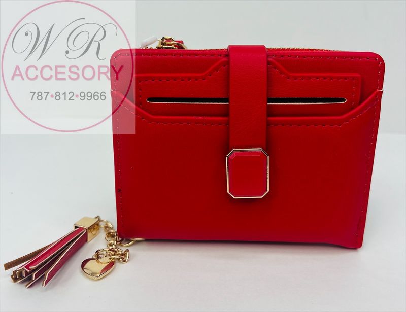 W2429 RED wallet de dama 