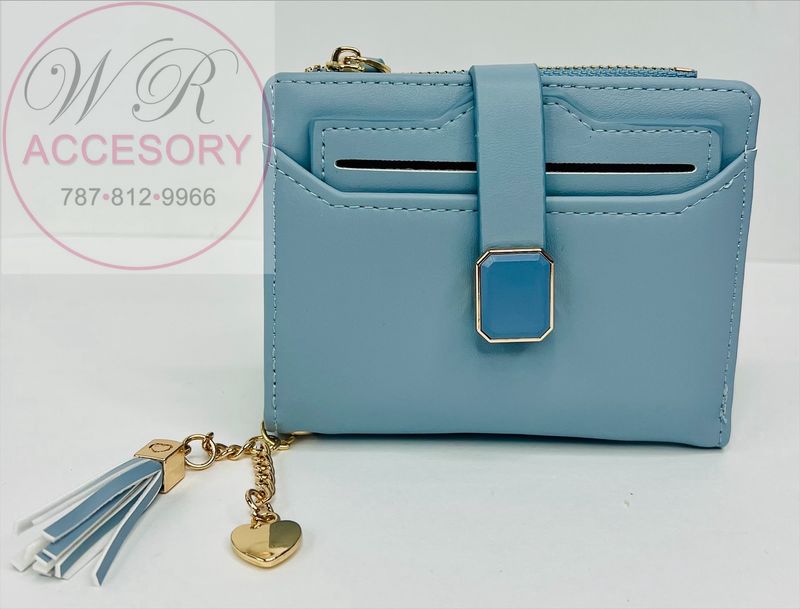 W2429 BLUE wallet de dama 