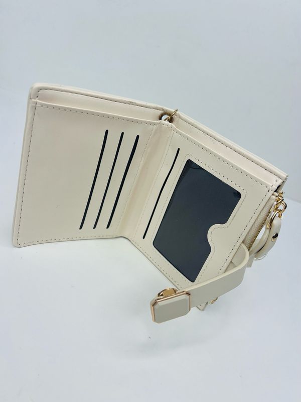 W2429 BEIGE wallet de dama 