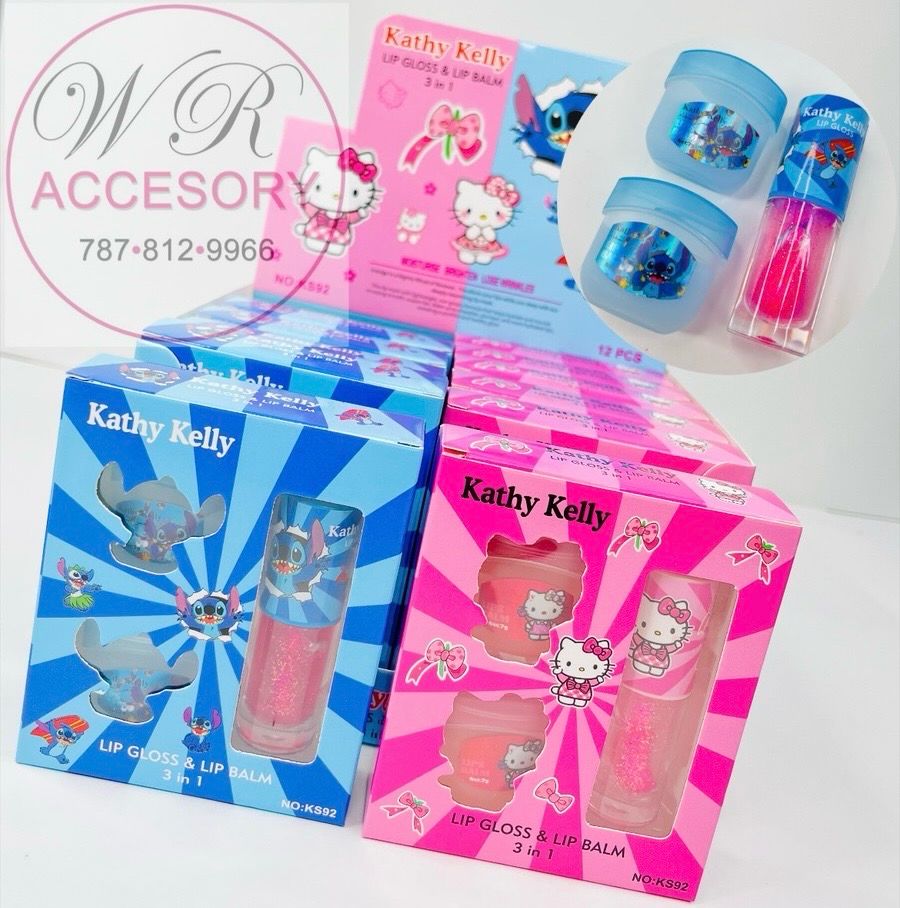 RCS-0887 12Pcs Lip Gloss &amp; Lip Balm