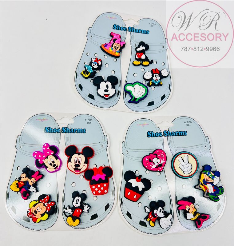 RNT-1551 shoe sharms 12pcs