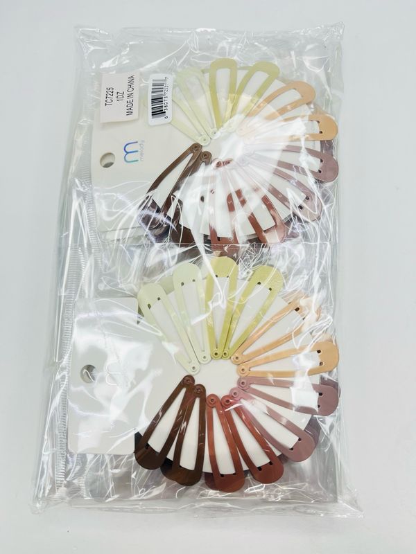 TC7225 hebillas de cabello 12Pcs