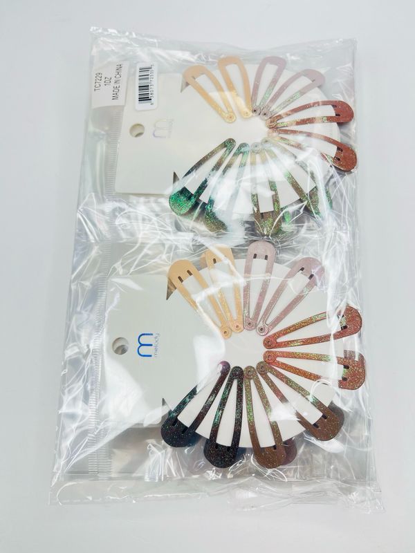 TC7229 hebillas de cabello 12Pcs 