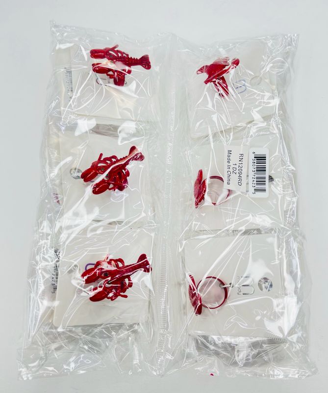 RN12094RD sortijas 12Pcs 