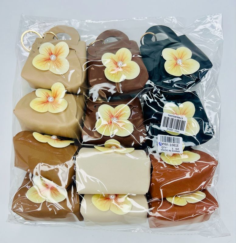 YNV-1661E Llaveros monedero 12Pcs 