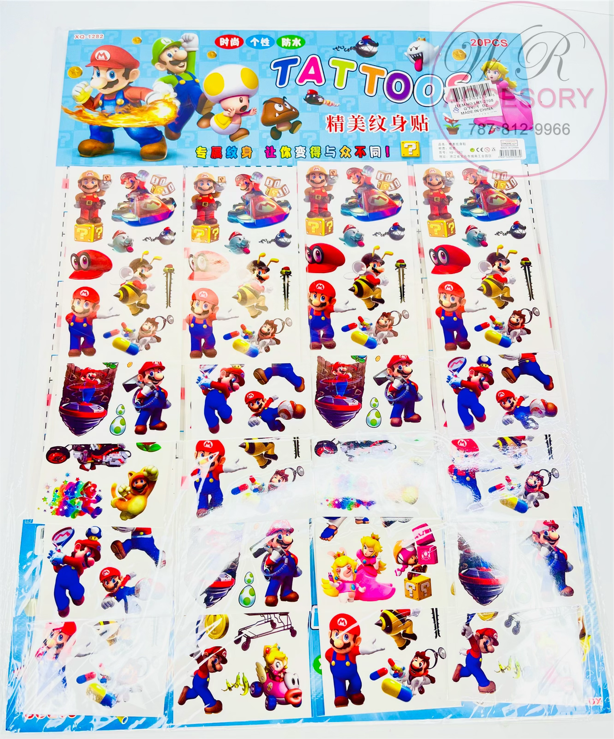 LNT-2708 Tattos 12Pcs 