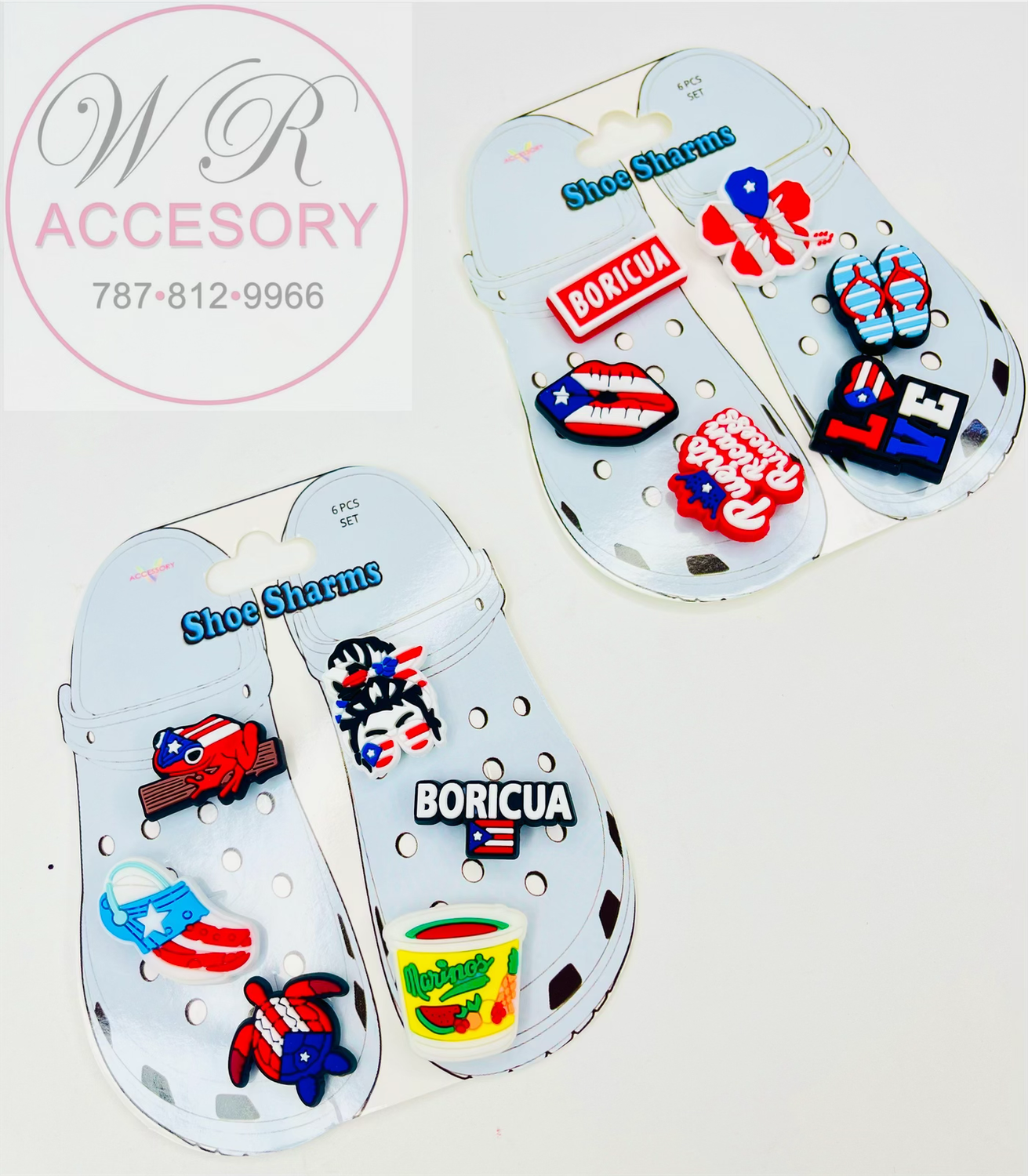 SNT-2601 Shoe Charms 12pcs