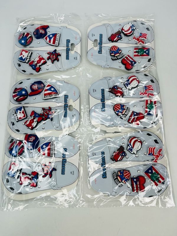 SNT-2599 Shoe Charms 12pcs
