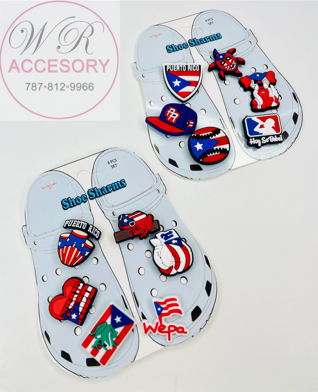 SNT-2599 Shoe Charms 12pcs