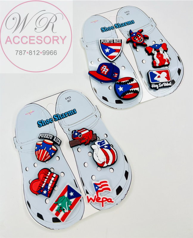 SNT-2599 Shoe Charms 12pcs