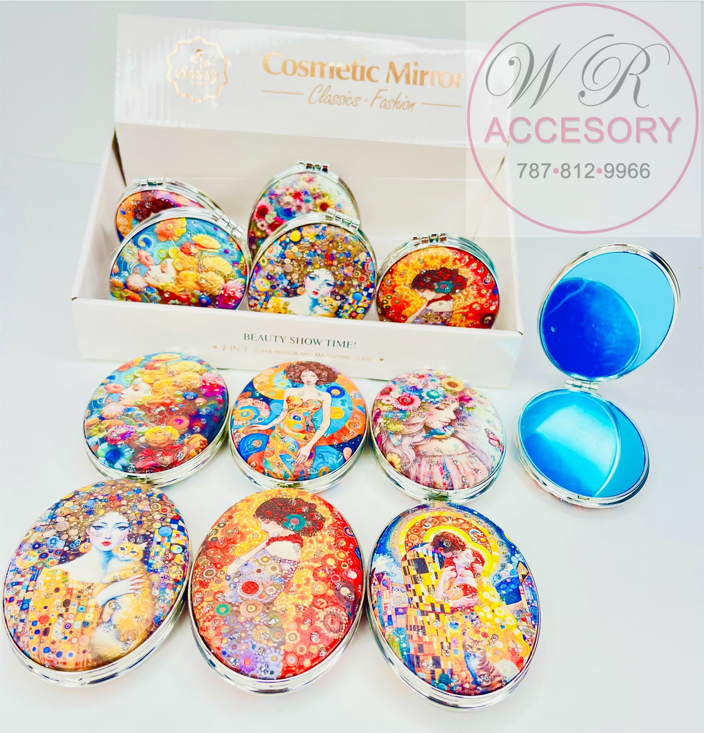 ANV-1281 Cosmetic mirror 12Pcs 