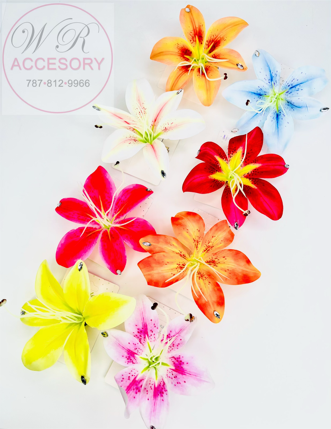 YCP-3903 Flores de pinches 12Pcs