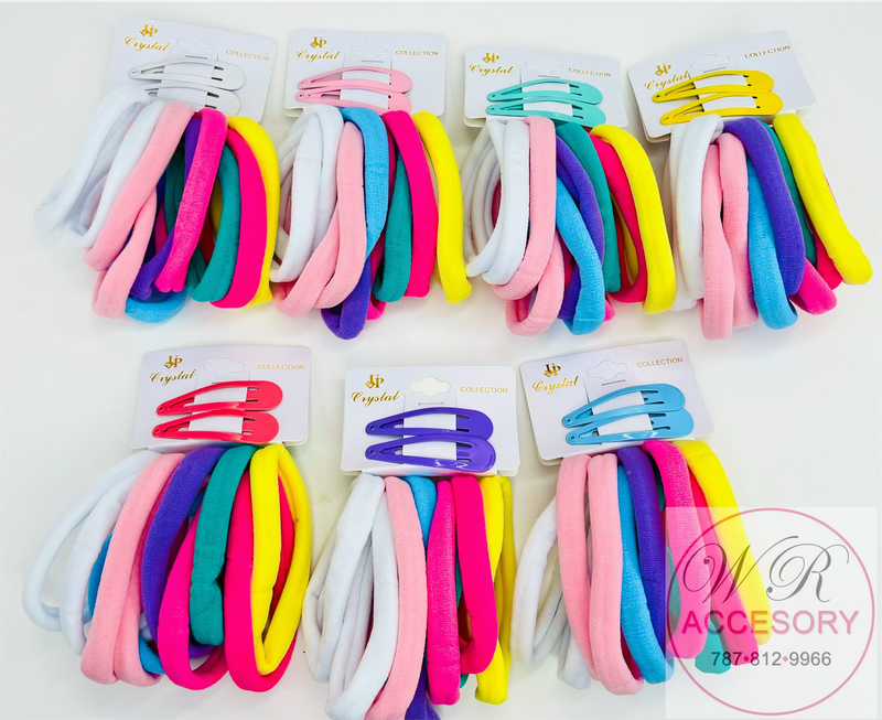 YPO-1020P Moños+ pinche 12Pcs 