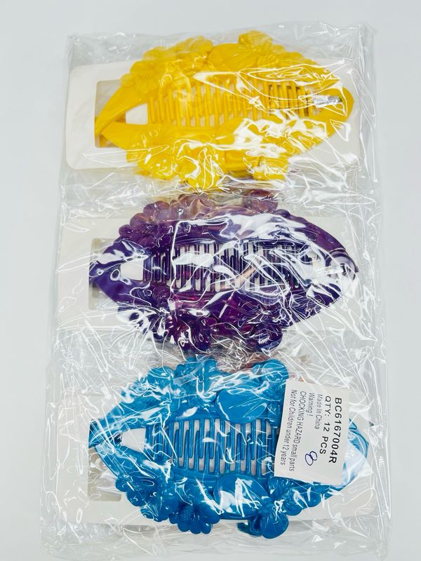 BC6167004R Banana clips 12Pcs 