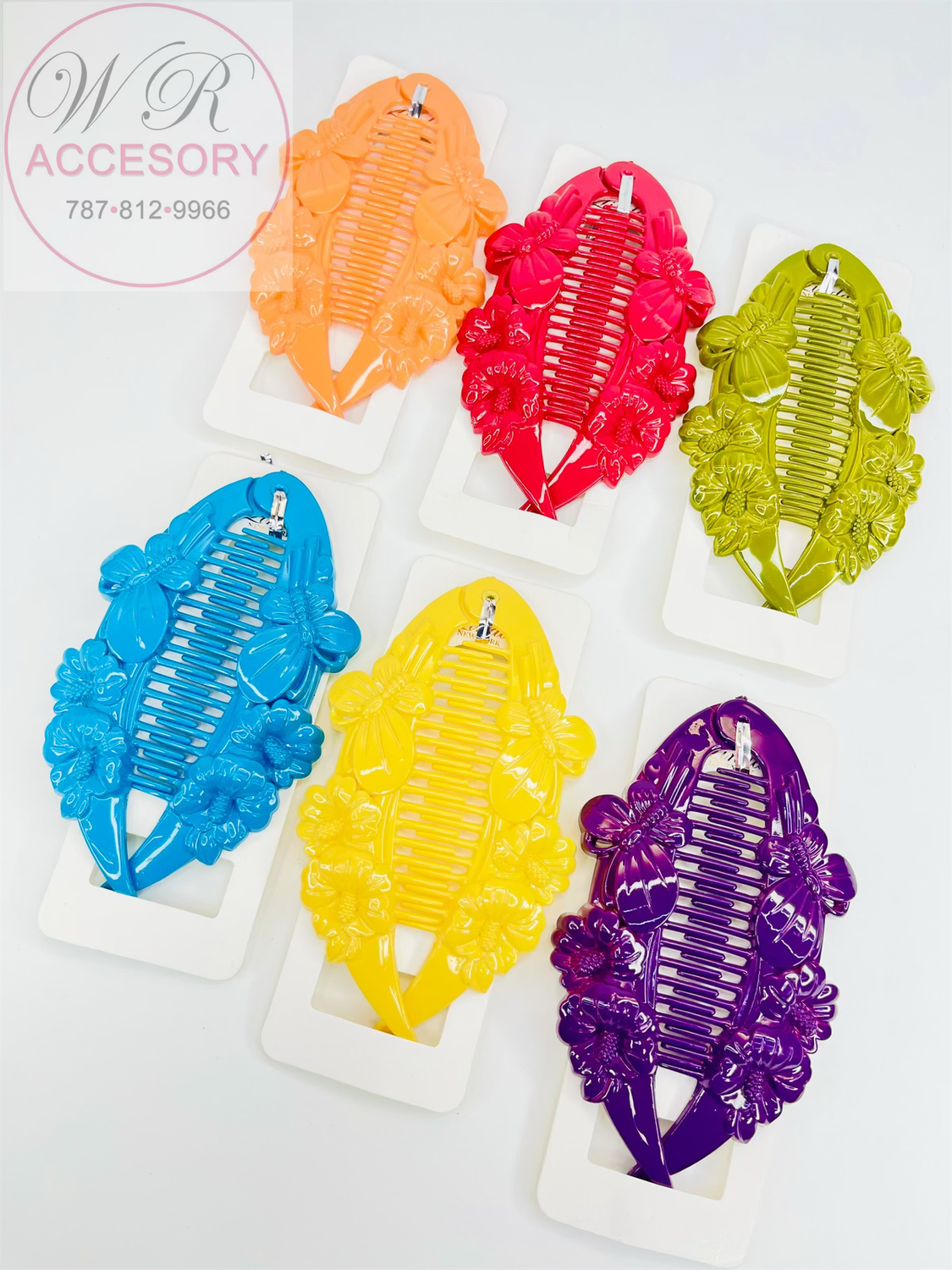 BC6167004R Banana clips 12Pcs 