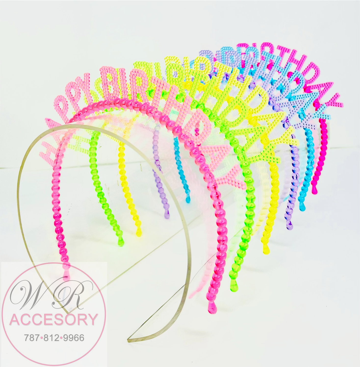 HB6095070 diademas cumpleaños 12Pcs