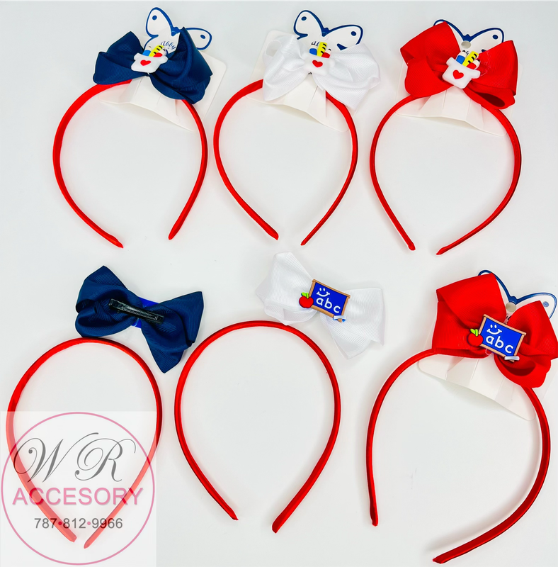 KHB6794009 Diadema + lazo 12Pcs 