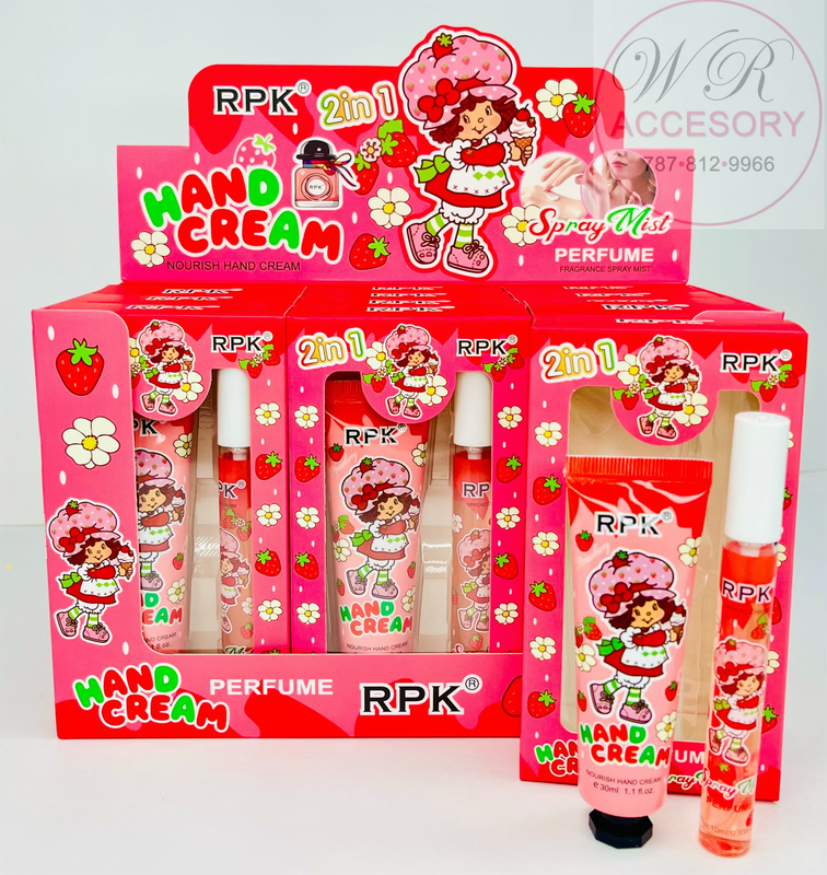 PCOS10490 Hand Cream + perfume 12Pcs