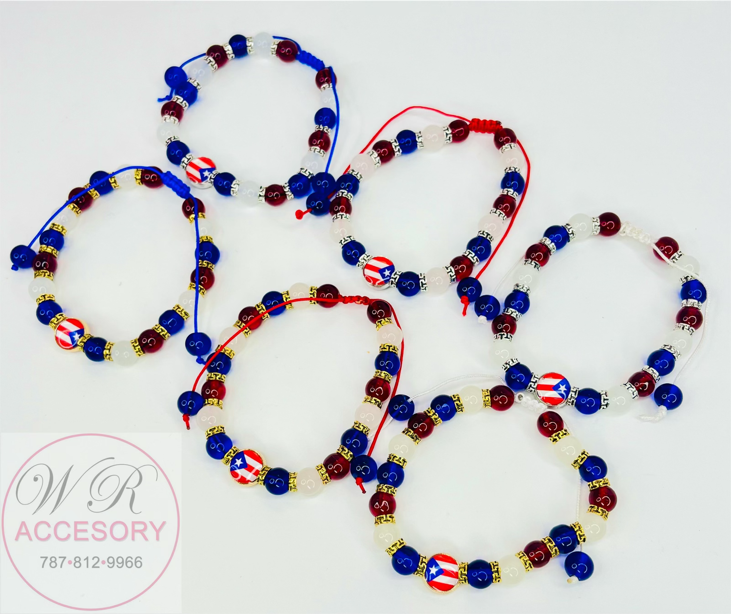 PBR1531PR pulseras 12Pcs 