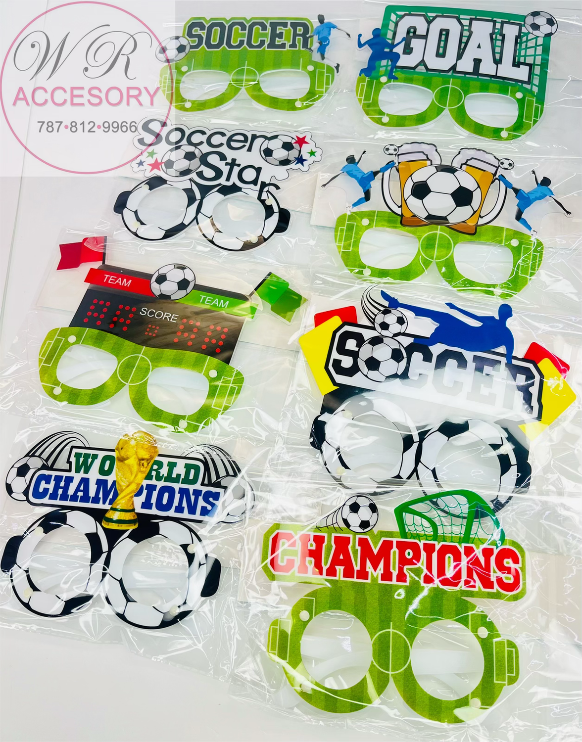ANV-1297  gafas de futball 12Pcs 