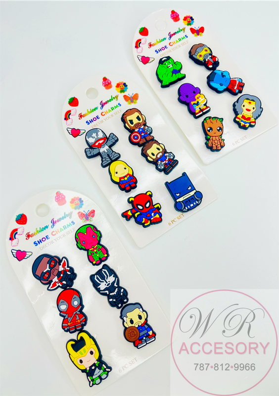 YNV-1599 Shoe Charms 12Pcs 