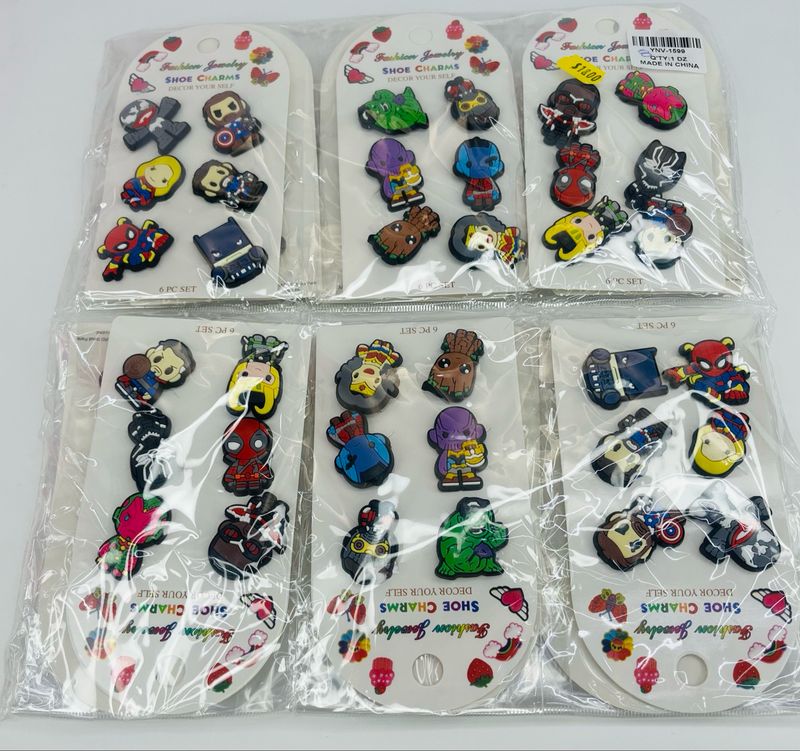 YNV-1599 Shoe Charms 12Pcs 