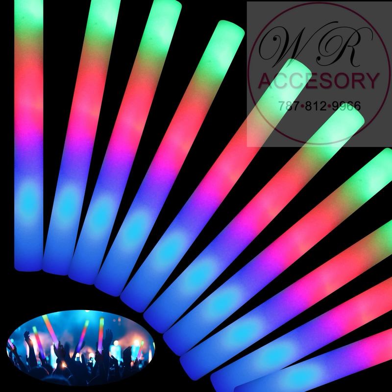 EDS-3048A Foam Glow Sticks 12 pcs
