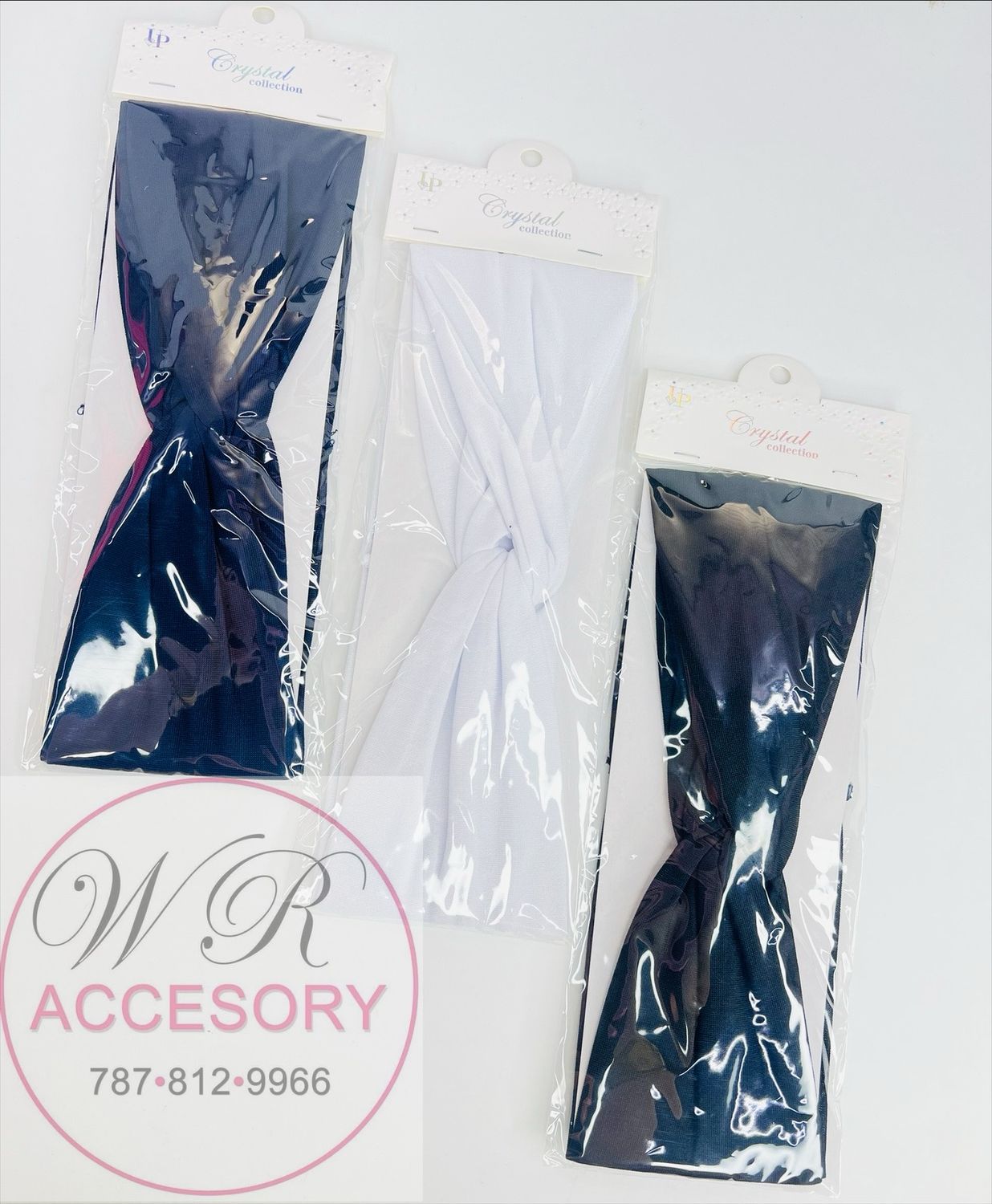 YHR-1146BWN Bandas para el Cabello 12 pcs 