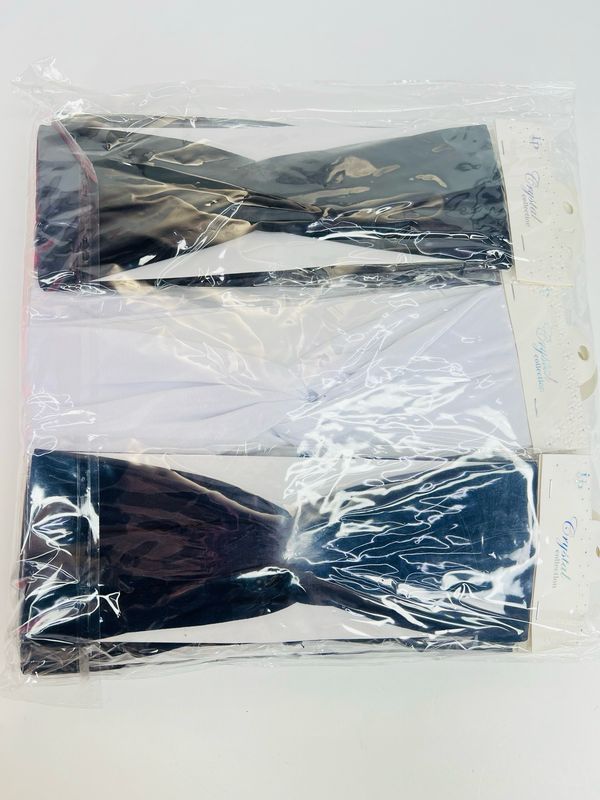 YHR-1146BWN Bandas para el Cabello 12 pcs 