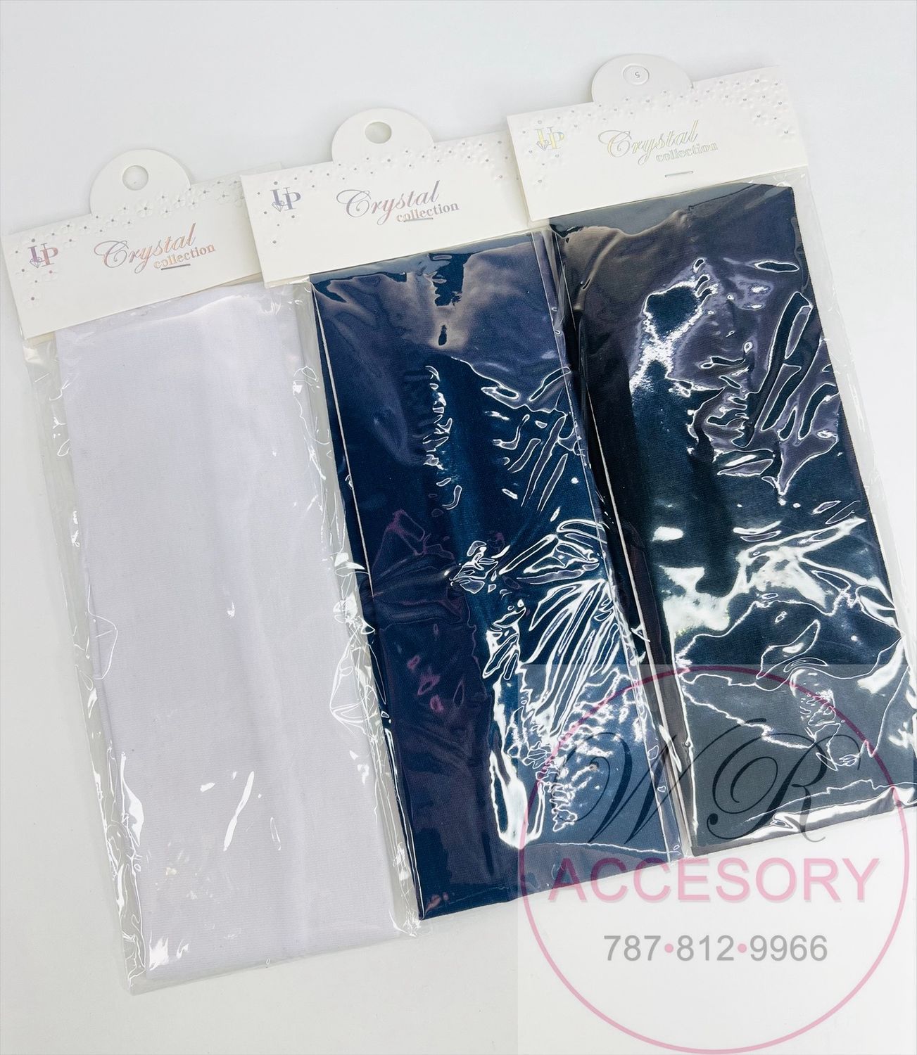 YHR-1530BWN Bandas para Cabello 12 pcs