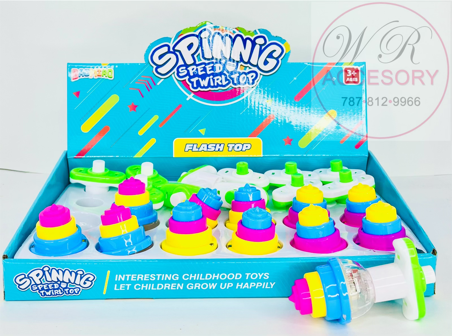 ANV-1600 spinnig speed twirl top 12Pcs 