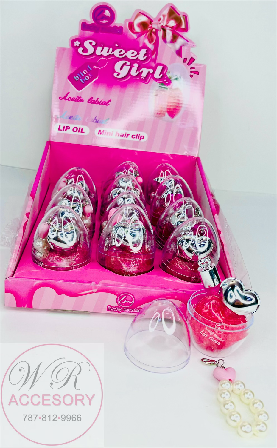 DNV-3474 lip gloss Egg 12Pcs 