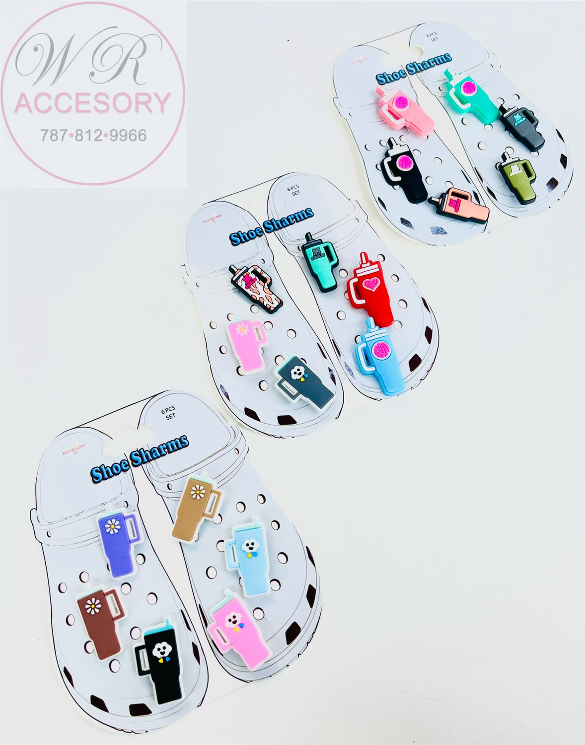 SNT-2694 Shoe charms 12Pcs 