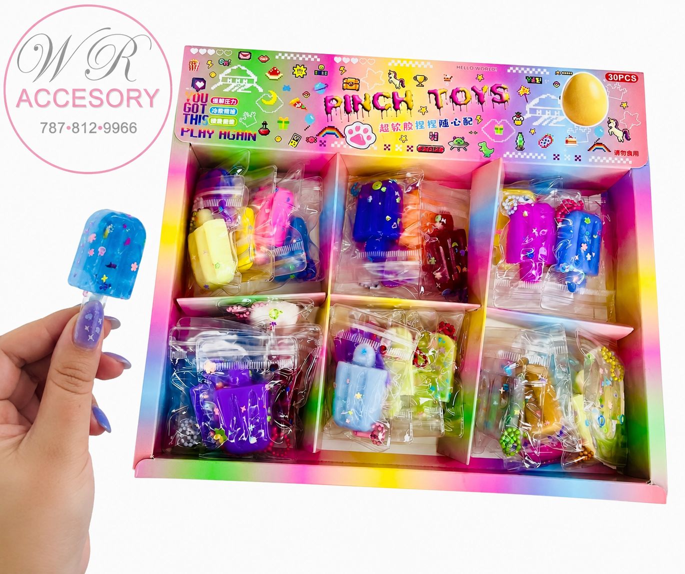 ANV-1733 pinch toys 30pcs 