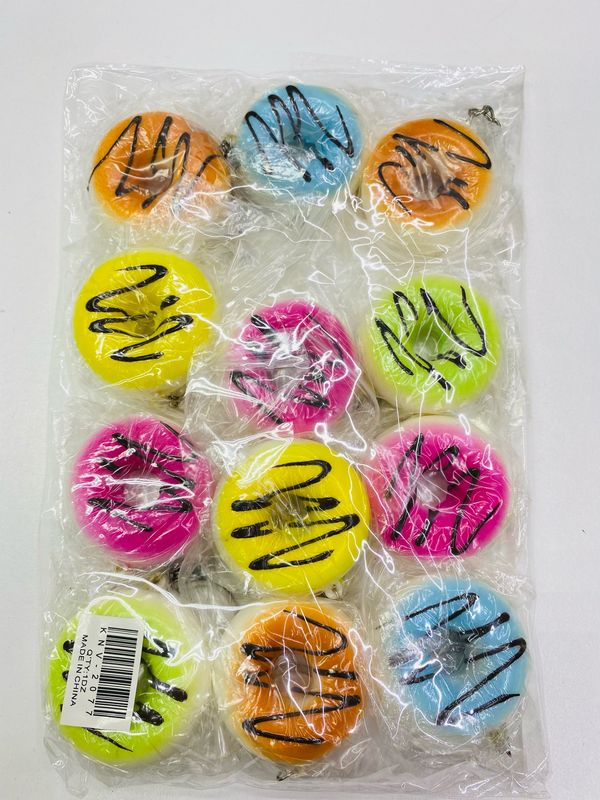 KNV-2077 Llavero Dona Squishy 12 pcs