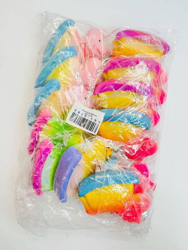 KNV-2563 Llaveros Squishy Caballito Mecedor 12 pcs