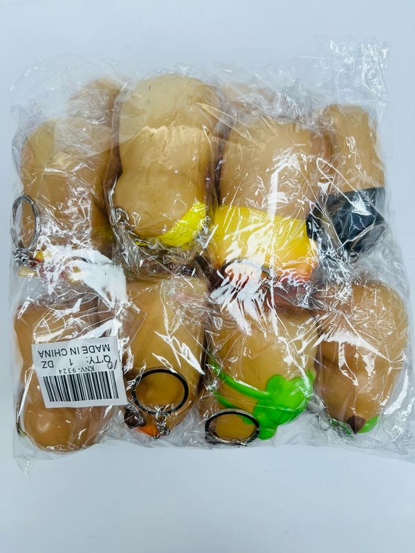 KNV-9324 Llaveros Squishy Capybara 12 pcs